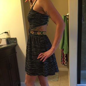 Material Girl Summer Dress Open Back and Sides